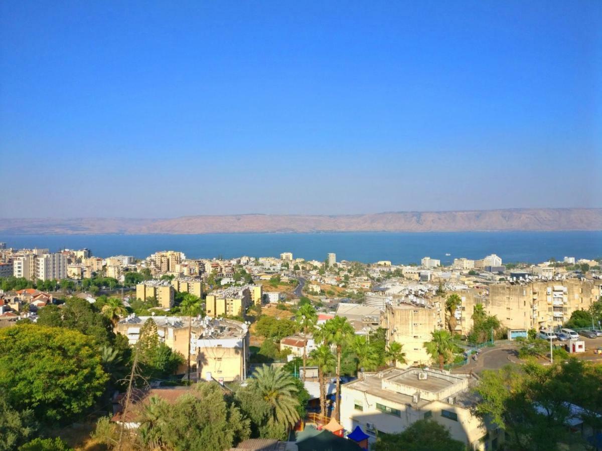 1Bdrm Apt With Panoramic View Of Sea And Mountains Tiberíades Exterior foto